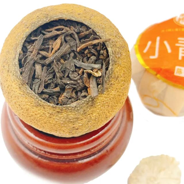 【寶堂人文】新會梅江小青柑(熟茶 小餅茶 普洱 猛海 沱茶)
