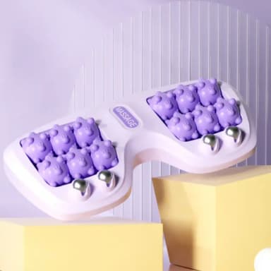 【舒壓+】養生SPA足底按摩器(磁珠 穴道 穴位 滾輪 足部 足療板 禮物 刮痧 承重強 防撞防踢 禮物 不佔位)