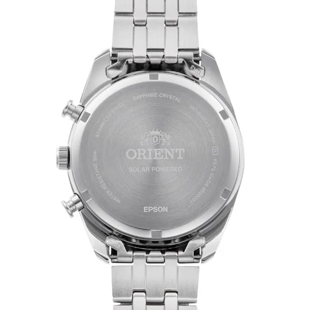 【ORIENT 東方錶】Quartz Sports 貓熊 太陽能 計時腕錶 七夕 情人節 禮物 送禮 推薦(RA-TX0305S)