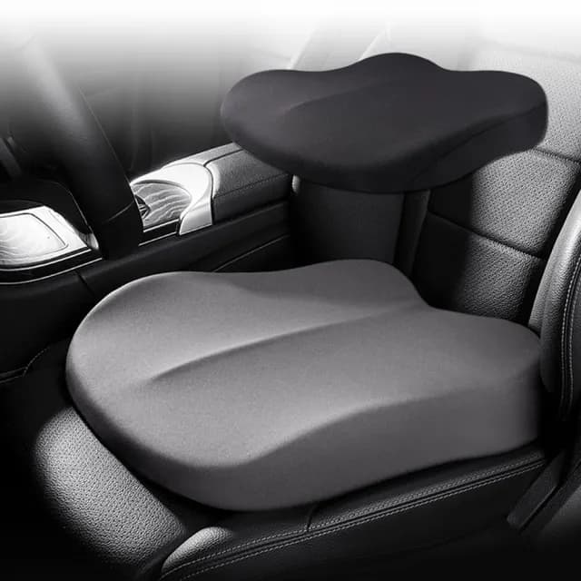 【YOLU】記憶棉減壓透氣汽車椅墊 久坐護臀舒適汽車坐墊 座墊/屁股墊/墊枕 居家/車用/家用/辦公室(交換禮物)