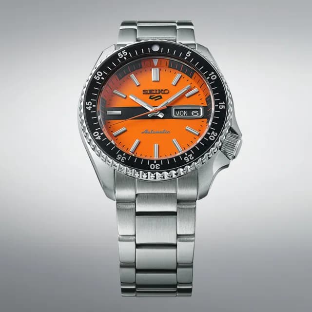 【SEIKO 精工】5 Sports 55周年 復刻1969 SKX現代詮釋版機械錶 情人節 禮物(4R36-13V0L/SRPK11K1)