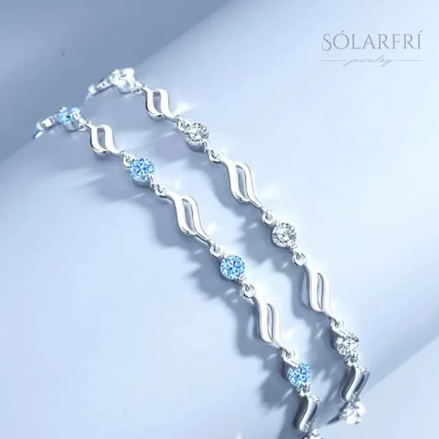 【SOLARFRi】輕奢設計款手鍊｜女士手鏈可調整手圍大小 附禮盒包裝(閨蜜女友老婆情人生日禮物)