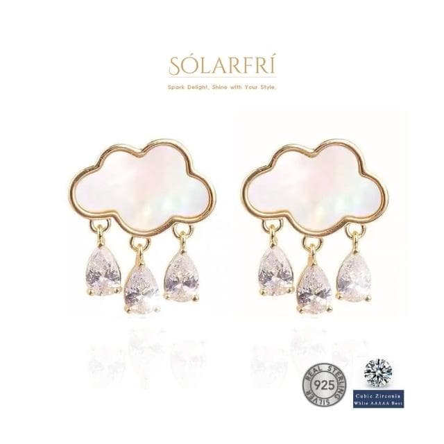 【SOLARFRi】銀針耳環｜優選親膚材質配戴舒適 附品牌禮盒包裝(閨蜜情人女友母親老婆禮物)