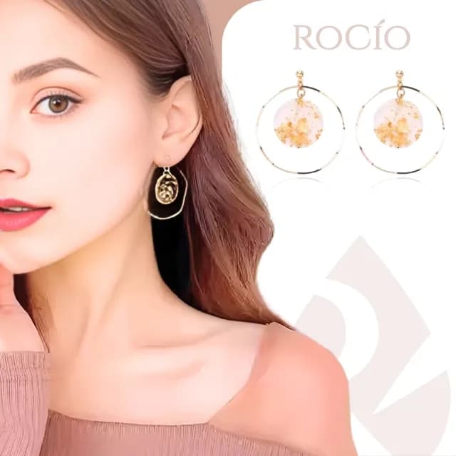 【ROCiO】ROCiO專櫃品牌輕奢經典耳環｜無耳洞耳夾款(母親節閨蜜生日情人節女友禮物)