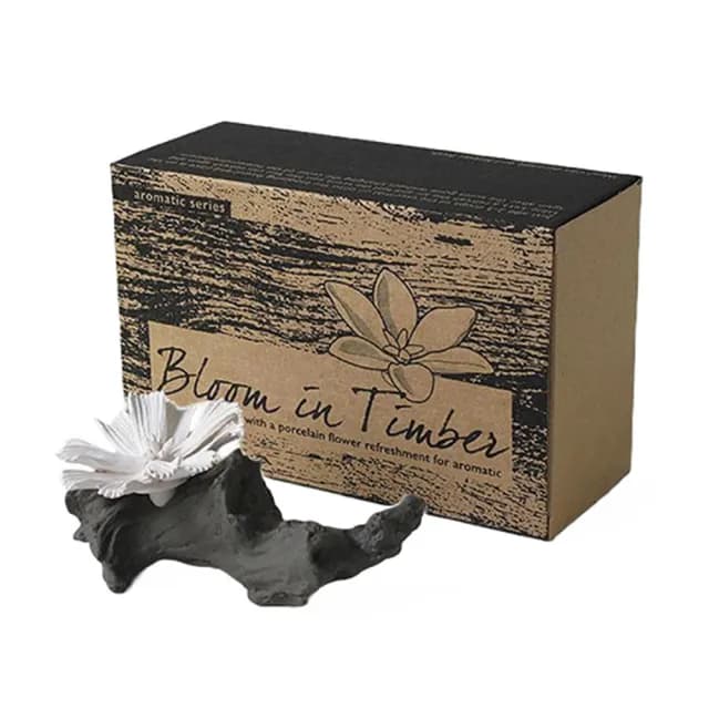 【KIDDEE TAMDEE】樹枝緞帶花擴香器組-康乃馨精油10ml