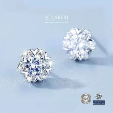 【SOLARFRi】銀針耳環｜閃耀輕奢小眾款親膚低敏 附品牌禮盒包裝(閨蜜情人女友母親老婆禮物)