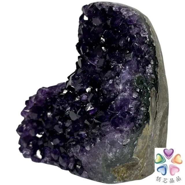 【恬芯晶品】K19頂級烏拉圭帝王紫水晶開運招財(辦公室消磁淨化風水財運財位招貴人紫晶鎮禮物補財庫)