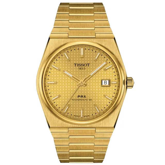 【TISSOT 天梭 官方授權】PRX系列 復刻 機械腕錶 畢業禮物 送禮 推薦(T1374073302100)