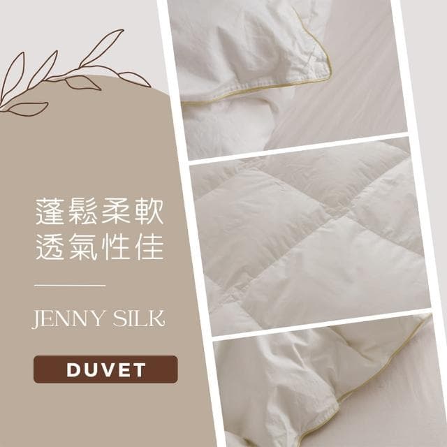 【JENNY SILK 蓁妮絲生活館】JS法國頂級98%羽絨被 法國進口鴨絨(雙人180X210CM)