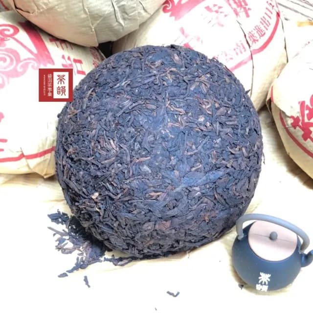 【茶韻】普洱茶1999年中茶吉幸牌老樹熟沱茶250g沱茶 農殘檢驗合格(附專用收藏夾鏈袋)