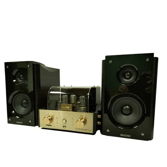 【MUSONIC 宇晨】金閃耀 前級真空管 藍芽/MP3/USB播放 音響組