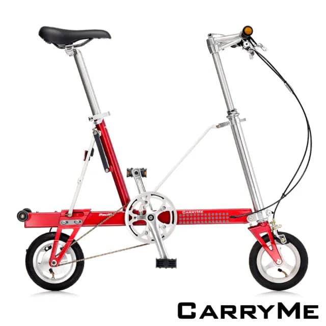 【CarryMe】SD 8吋充氣胎版單速鋁合金折疊腳踏車-共5色(情人節禮物 生日禮物 通勤腳踏車)