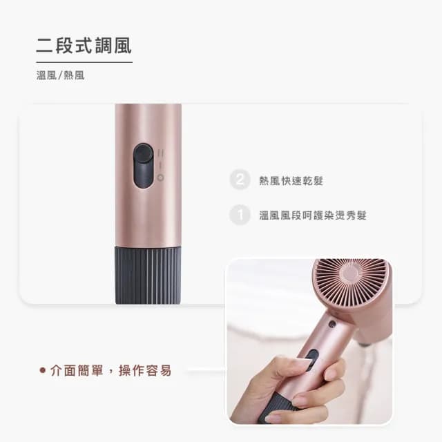 【Kolin 歌林】超輕量美型吹風機KHD-MN751A