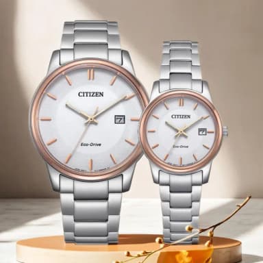 【CITIZEN 星辰】光動能經典情侶手錶 對錶-白 母親節 禮物 男錶(BM6979-74A+EW2319-71A)