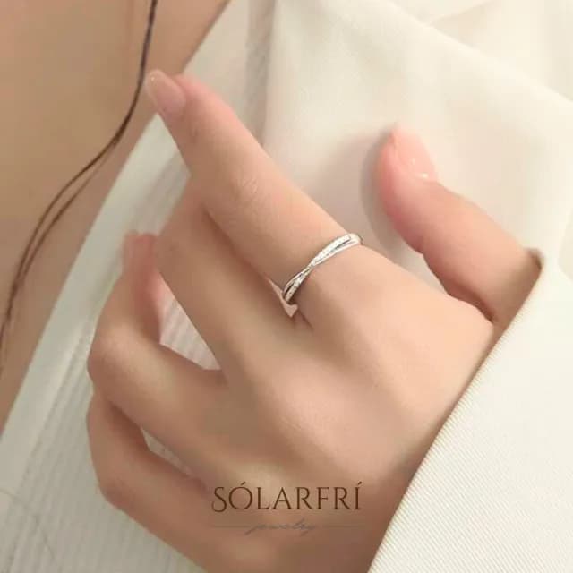 【SOLARFRi】輕奢閃耀戒指｜可調整戒圍大小禮盒包裝(閨蜜情人女友母親老婆生日聖誕禮物)