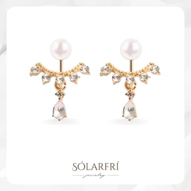 【SOLARFRi】銀針耳環｜優選親膚材質配戴舒適 附品牌禮盒包裝(閨蜜情人女友母親老婆禮物)