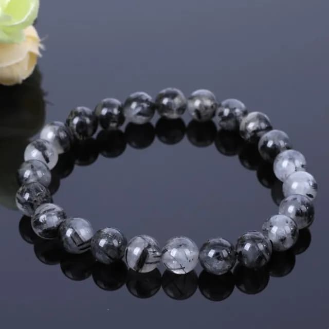 【Penny珮妮】黑髮晶手鍊8mm(母親節禮物/交換禮物/送女友/送閨蜜/生日禮物/情人節)