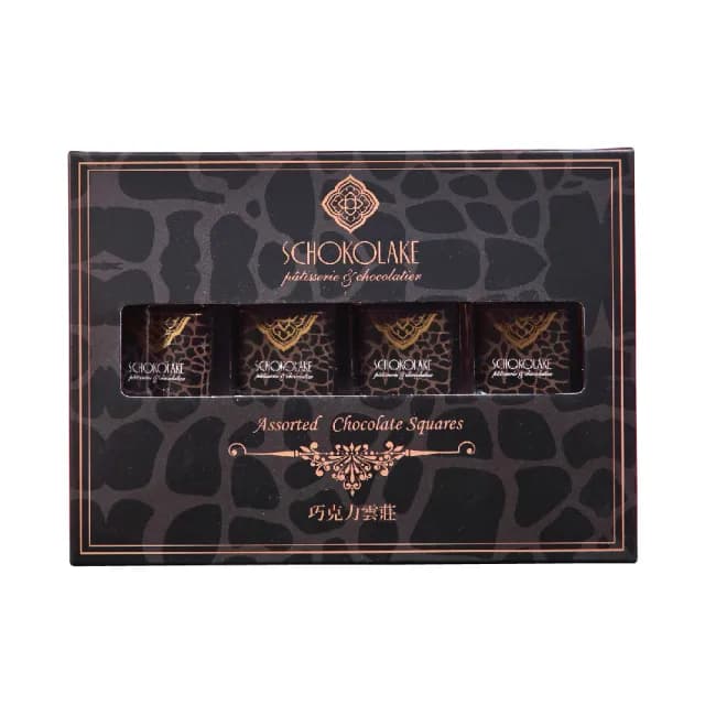 【巧克力雲莊】100%24入薄片禮盒2盒(↘特惠組頂級黑巧克力-養生必備！)