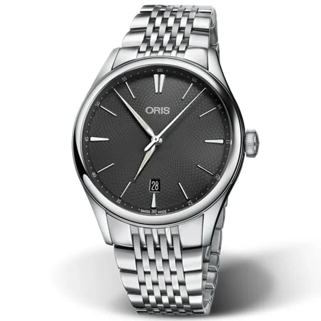 【ORIS 豪利時】Artelier系列 日期顯示機械腕錶 畢業禮物 送禮 推薦(0173377214053-0782179)
