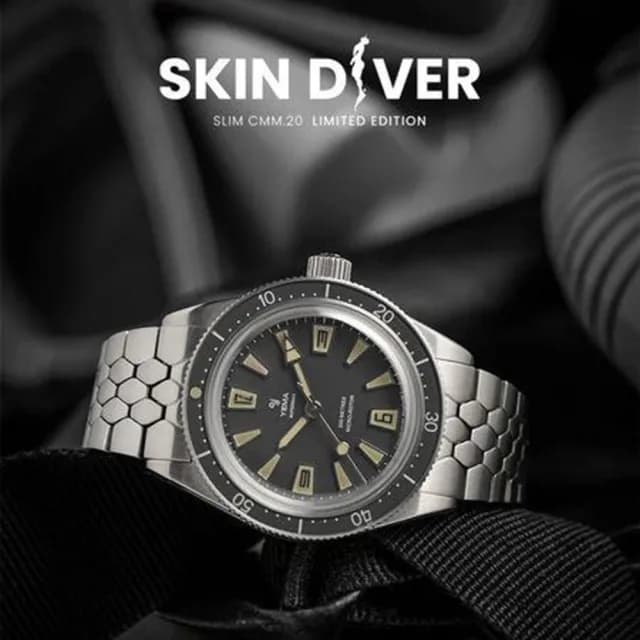 【YEMA】野馬錶 自製機芯CMM.20 Fade Ghost 限量版 褪色幽靈機械錶 手錶 男錶(12.24.99.SN.M3)