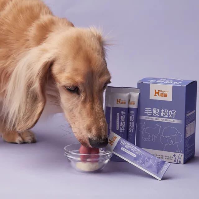 【Hyperr 超躍】狗貓毛髮超好保健品 30包/盒(寵物保健/貓狗保健食品/貓狗毛髮保養/貓狗毛色保健)