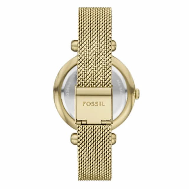 【FOSSIL】Tillie 晶鑽米蘭女錶-銀x金/36mm 禮物 送禮 推薦(BQ3990)