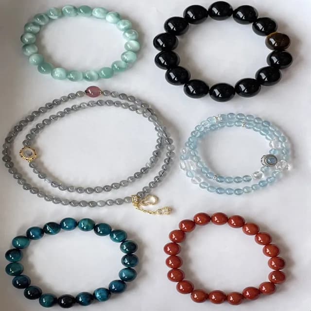 【Penny珮妮】水晶寶石瑪瑙多圈手鍊(30款可選/情人節/送女友/生日禮物/母親節/交換禮物/尾牙/新年禮物)