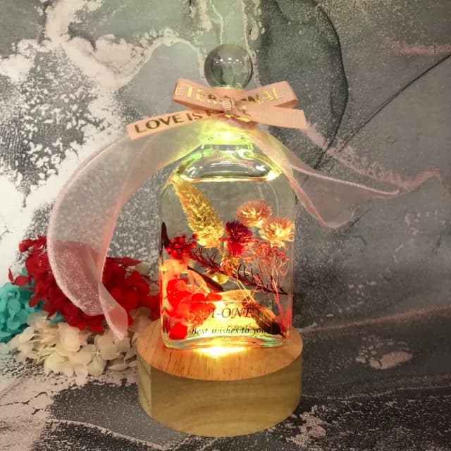 【A-ONE 匯旺】浮游花DIY材料包 乾燥花素材 永生花 手作 生日禮物 情人節 浮油花 浮油花 花材 繡球花 H34