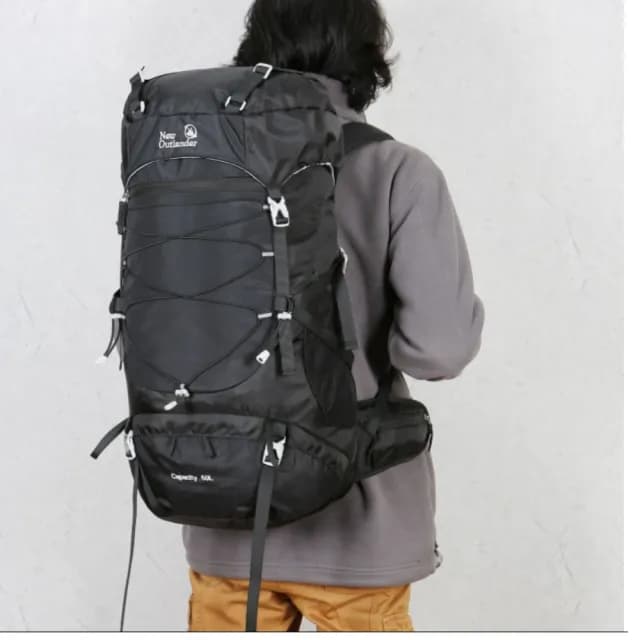 【May Shop】情人節禮物 店長推薦50L大容量尼龍旅行露營健行背包