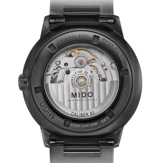【MIDO 美度】香榭系列 漸層透視機械腕錶 父親節 禮物 送禮 推薦(M0214073341100)