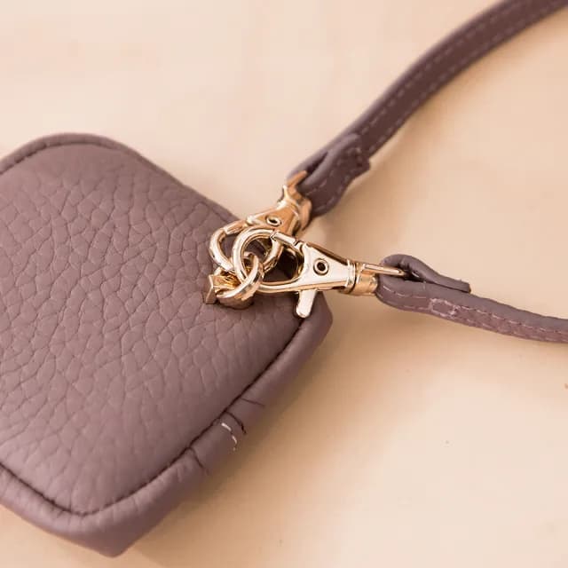 【CHENSON】雙11 真皮 三種用法小餃子 零錢包 送手腕帶(W21217)