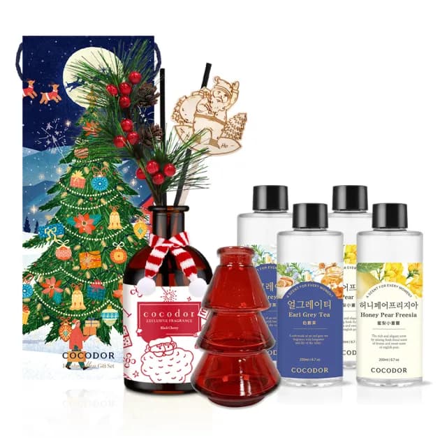 【COCODOR】假期擴香禮盒(2款任選/造型空瓶x2+擴香補充瓶x4/官方直營/交換禮物)