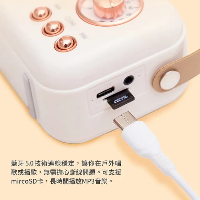 【idol K8】Carry me 隨身K歌精靈 藍牙無線喇叭麥克風(藍牙音響+歡唱雙麥 一鍵消人聲 卡拉OK 行動KTV)