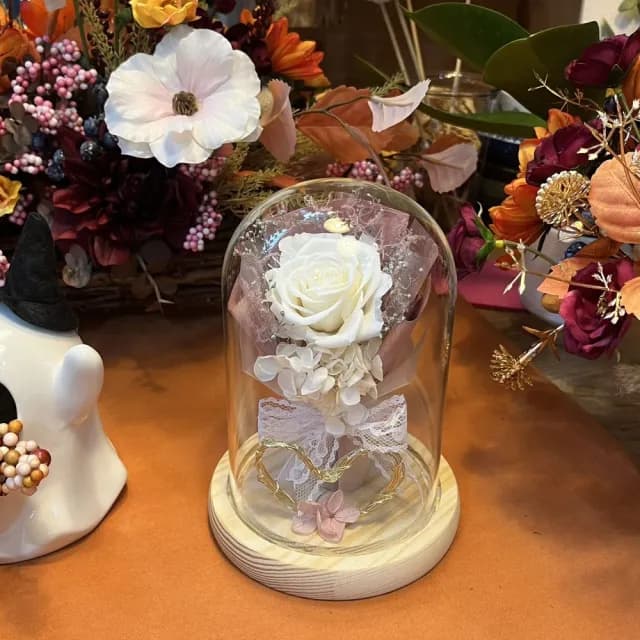 【OSTARA FLORIST 奧斯塔拉花藝】純真物語(日本進口永生花材、情人節、生日禮物、值得紀念的日子)