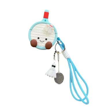 【搞怪配件】ins可愛羽球Airpod pro2保護殼(保護套 保護殼 耳機套 防摔 充電盒 上班族 禮物 學生 裝飾)