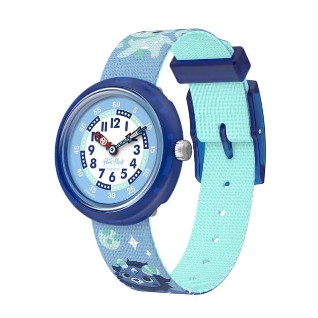 【Flik Flak】兒童手錶 COSMICLION /靜音無秒針/兒童禮物/安全防水/瑞士製造 FBNP234(31.85mm)