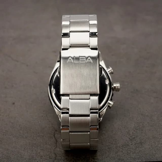 【ALBA】ACTIVE 三眼計時手錶 46mm 禮物 送禮 推薦(VD57-X071Y  AM3324X1)