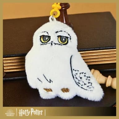【Harry Potter 哈利波特】毛絨黑美嘿美貓頭鷹吊飾包包鑰匙圈包配件掛飾(春節新年送禮過年生日禮物)