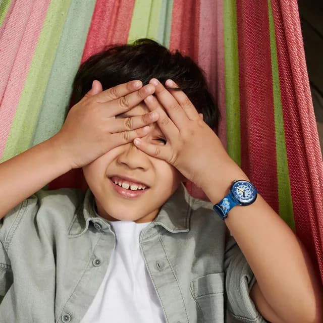 【Flik Flak】兒童手錶 LOVER OF DRAGONS /兒童禮物/安全防水/瑞士製造 FPNP125(31.85mm)