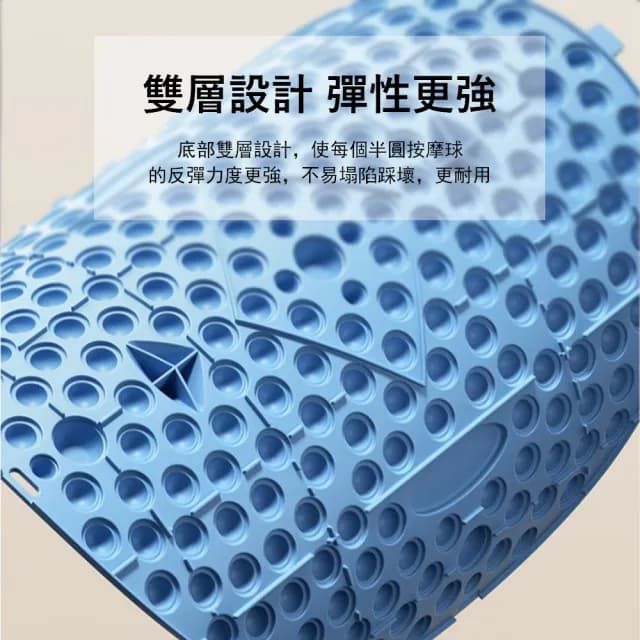 【Gordi】指壓足底按摩墊 足底筋膜按摩腳踏板 磁石穴位腳底按摩墊 腳踏平衡墊 超慢跑墊 交換禮物(55cm)