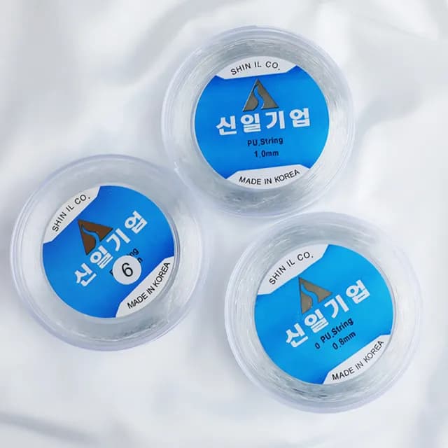 【HH】韓國透明水晶手鍊串珠線(串珠材料 彈力線)