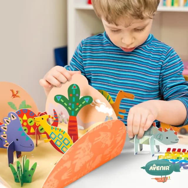 【德國Avenir Kids】N次換裝貼系列(恐龍/海洋/動物/花園/貼紙本/手眼協調/生日禮/聖誕節)