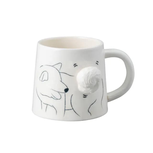【sunart】日本設計 搖尾馬克杯 / 共3款(點綴生活 療癒系餐具)