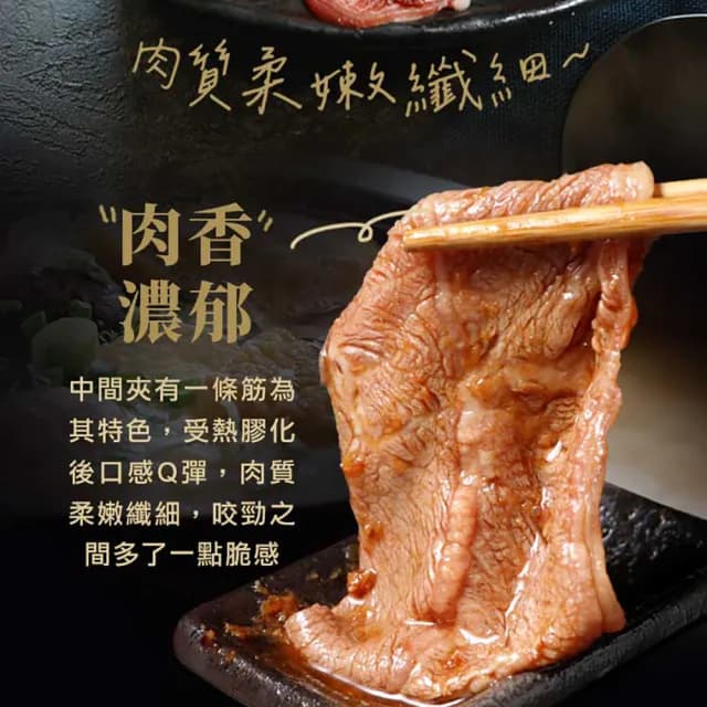 【愛上吃肉】美國藍帶特選嫩肩牛肉片6盒(250g±10%/包 中秋烤肉/燒烤)
