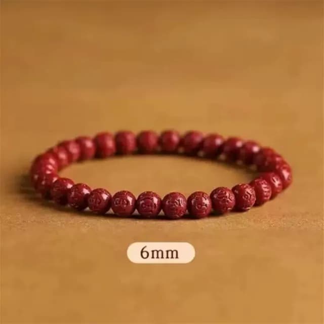 【Penny珮妮】避邪紫金砂六字真言手鍊6mm(生日禮物/母親節/送閨蜜/交換禮物/情人節/父親節/送女友/送男友)