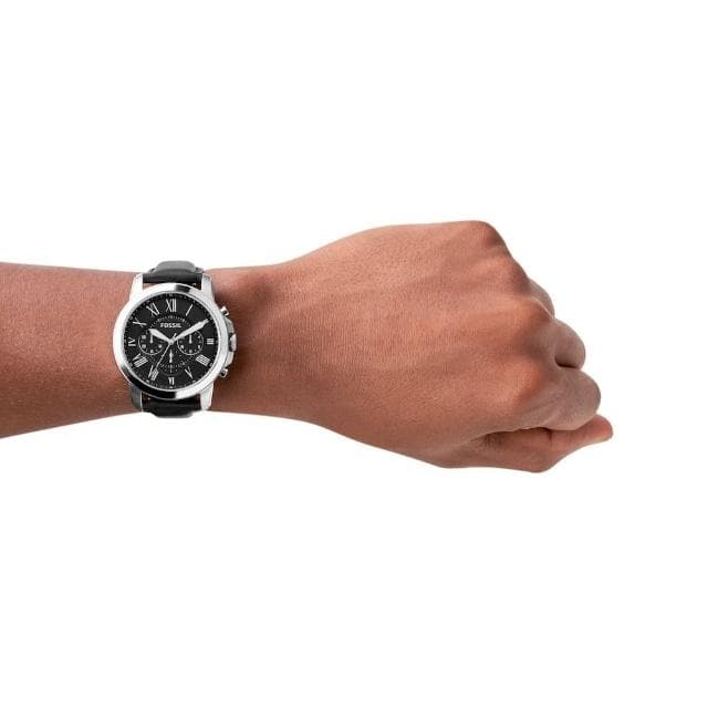 【FOSSIL 官方旗艦館】Grant系列 帥氣風尚指針計時手錶 44MM(多色可選)