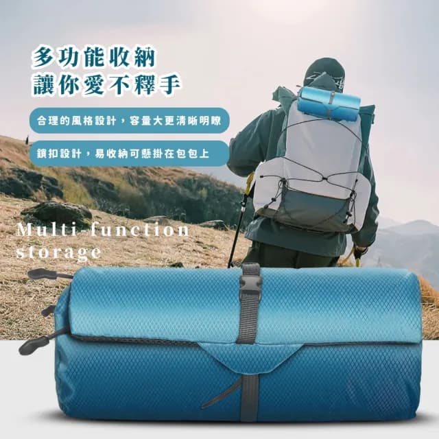 【全裝進去】情人節禮物 男士大容量可掛式旅行摺疊洗漱包(乾溼分離 露營 出差旅行 爬山 收納包 分裝袋 行李