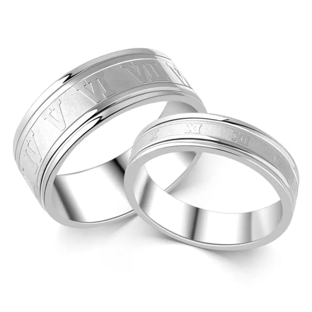 【GIUMKA】戒指．尾戒．羅馬數字．對戒．銀色(情人節禮物)