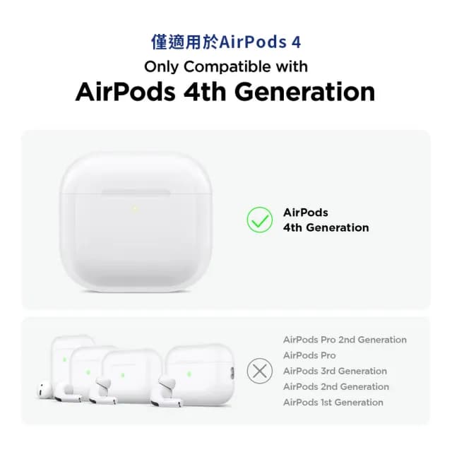 【Elago】AirPods 4 Armor軍規防摔耳機殼(防撞/防摔)
