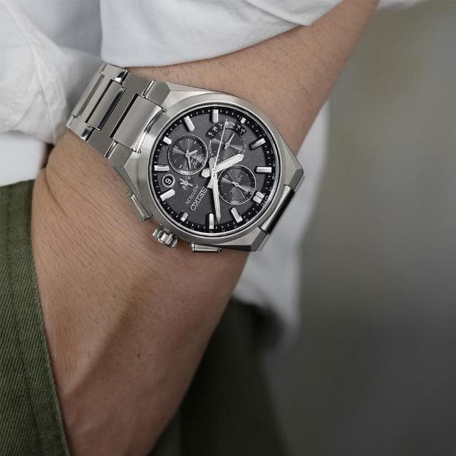 【SEIKO 精工】Astron GPS衛星定位 鈦金屬計時手錶 送禮推薦(SSH163J1/5X83-0AE0D)